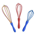 Kitchen Accessories Silicone Egg Beater with PP Handle Manual Pastry Egg Whisk for Kitchen Egg Whites with Butter Mixer