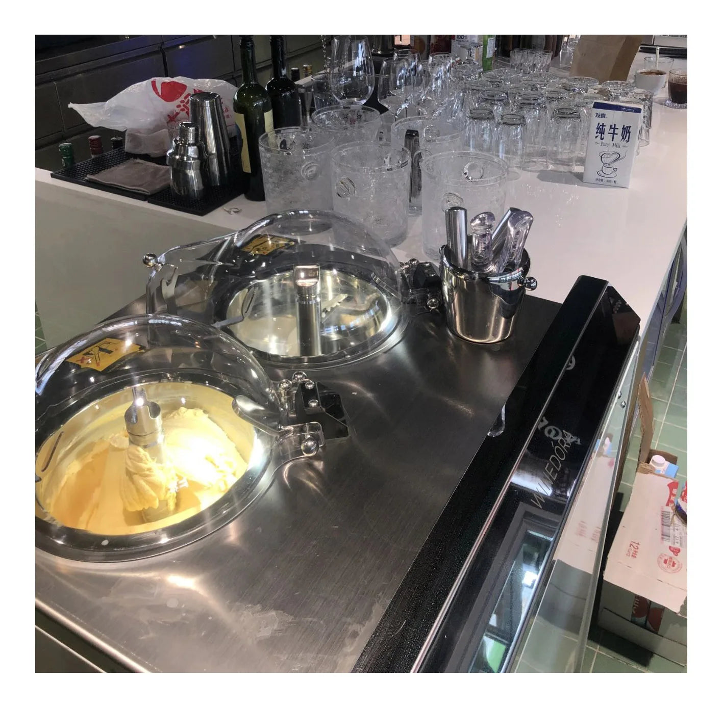 NSF All in One China Galaxy Pro V2 Pots Continuous Churning Fresh Storage Hard Ice Cream Machine Ice Cream Maker Gelato Machine