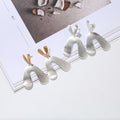 TongLing Italy Unique Vintage Drop Earring Female Irregular Geometric Earring for Daily Accessories