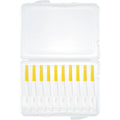 Wholesale Plastic Tooth Stick Micro Interdental Brush Custom logo Silicone Toothpick Brush