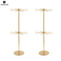 Wholesale 15.7-Inch Rotating Jewelry Display Stand Adjustable Height Necklace Holder 8 Hooks Countertop Display Racks