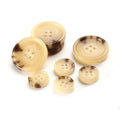 Eco-Friendly 4-Hole Recycled Round Buttons Custom Made for Clothes