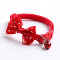 Wholesale Cheap Nylon 1.0cm Bowtie Small Pet Dog Cat Collar