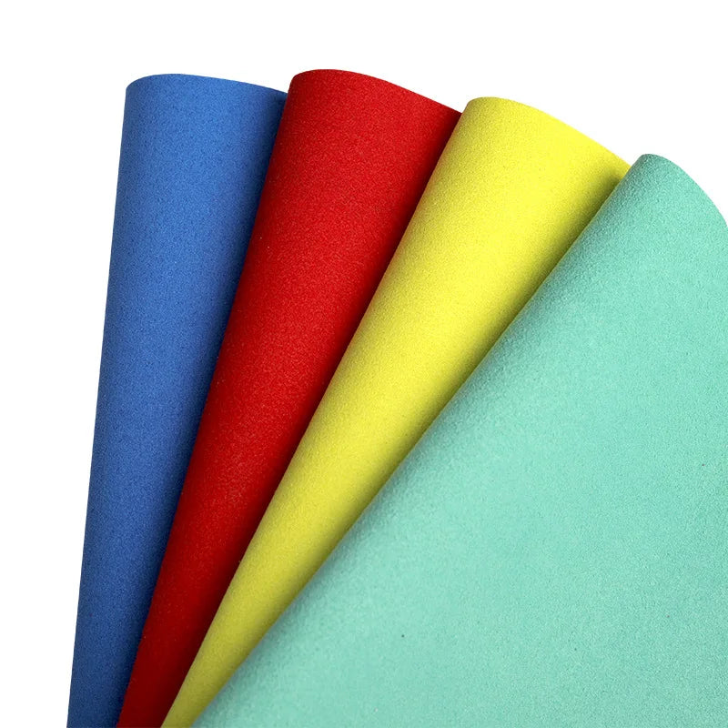 High Color Fastness Microfiber Suede Durable and Stretched PU for Automotive Lining Sofa Bag Furniture Colorful Fastness