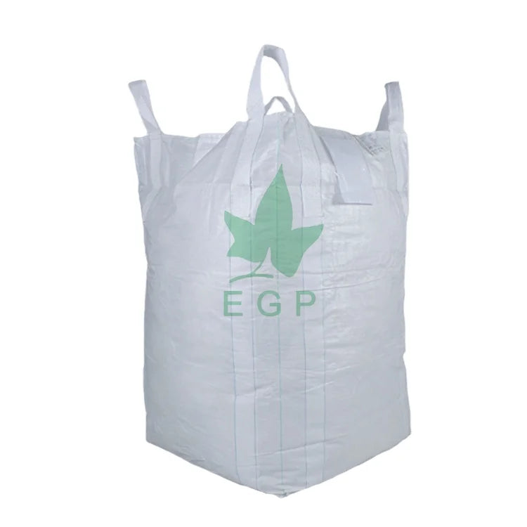EGP FIBC Big Bag Top Skirt Bulk Bag 90*90*120cm 1 Ton Jumbo Bag