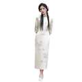 New Composite Dress Girls Ladies Women's Clothing Chinese Traditional Style Cheongsam Retro Improved Qipao Long Dress for Women