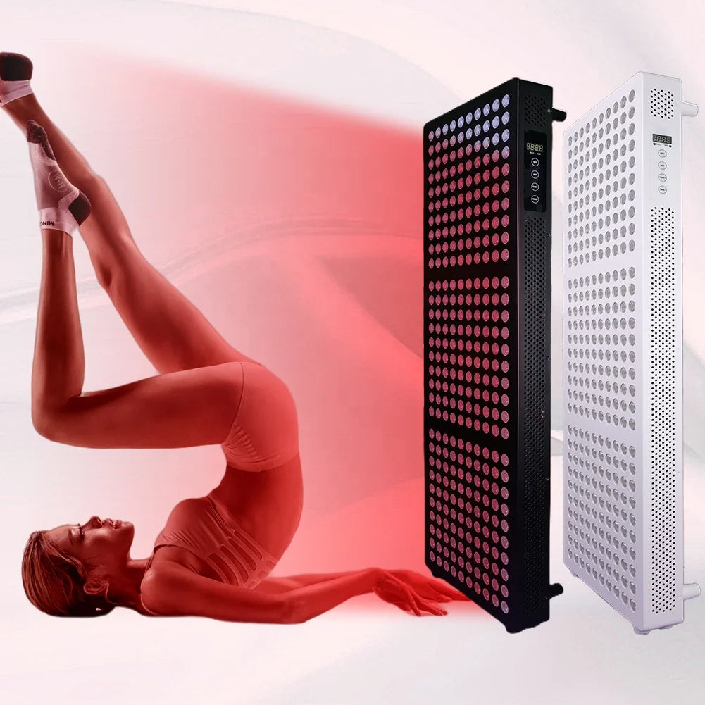 AZURE OEM/ODM Standing 7 Wavelengths 480/630/660/810/830/850/940nm Red Light Therapy Lamp Panel for Whole Body