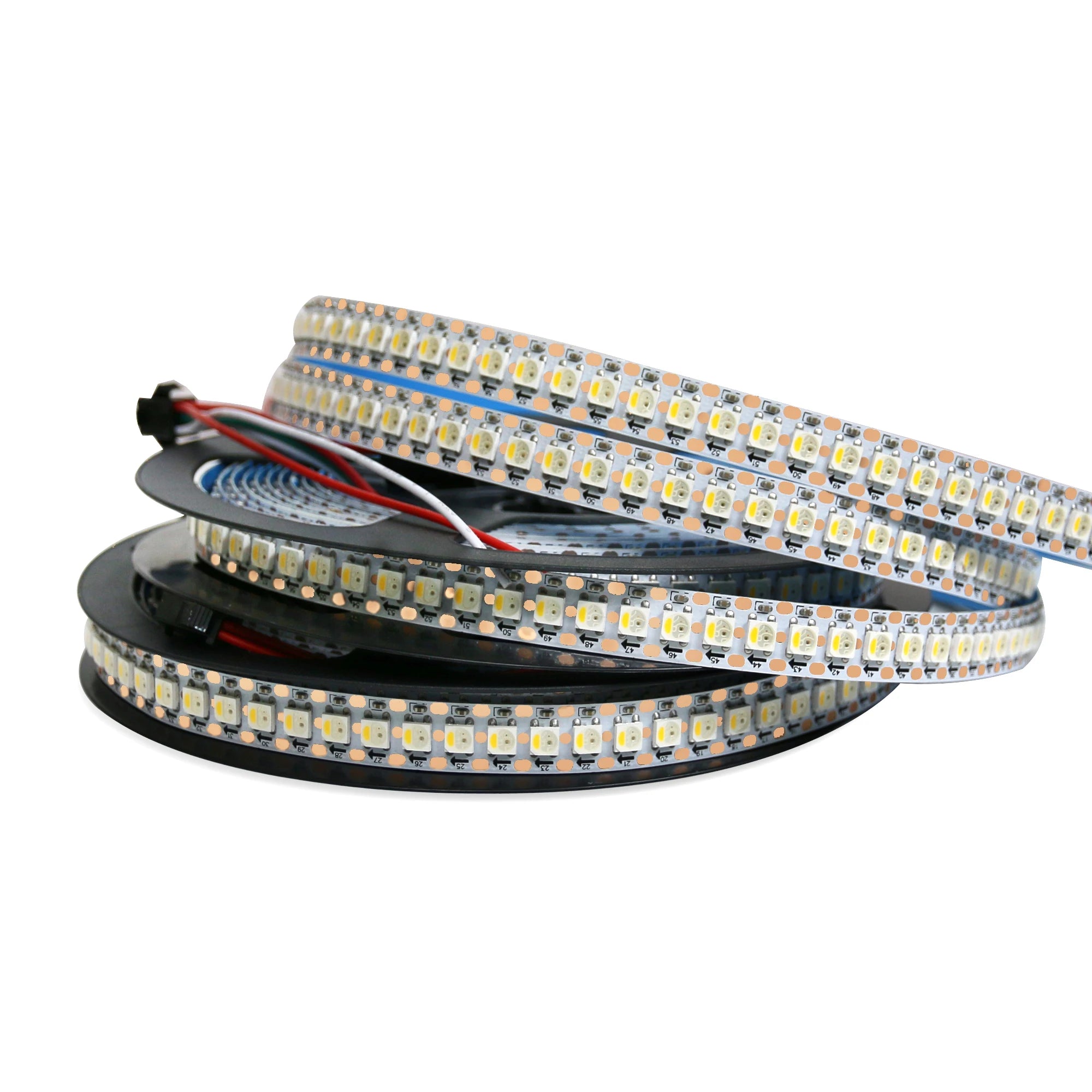 Digital Addressable RGBW LED Strip Light 5V 12V 24V SK6812 WS2812B USB IP68 Smart Control