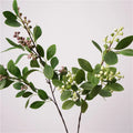 Vv360 High Quality Real Touch Sunflower Leaf Blueberry Fruit Branch Artificial Plants Wedding Decor Living Room Coffee Decor