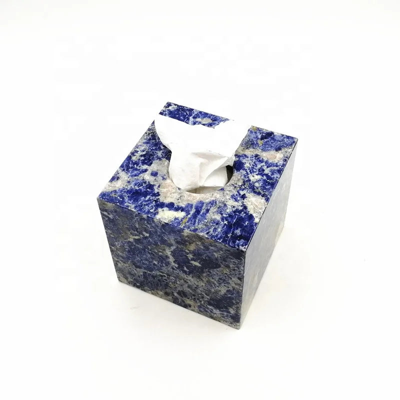 Nanwei Stone Wholesale Luxury Blue Marble Custom Square Bathroom Marble European Hotel Box