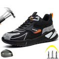 Fashion Brand Lightweight Sports Safety Shoes Steel Toe Comfort Casual Industrial Factory Construction Work Summer Autumn Winter