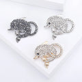 Men's Women's Stylish New Dolphin Brooch with Cute Rhinestones Fashion Accessory for Wedding Party Engagement Mainly Made Alloy