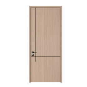2026 New Interior Hinged Solid Wood Door Bedroom Frameless Hidden Door Invisible Set Wooden Door Customizable
