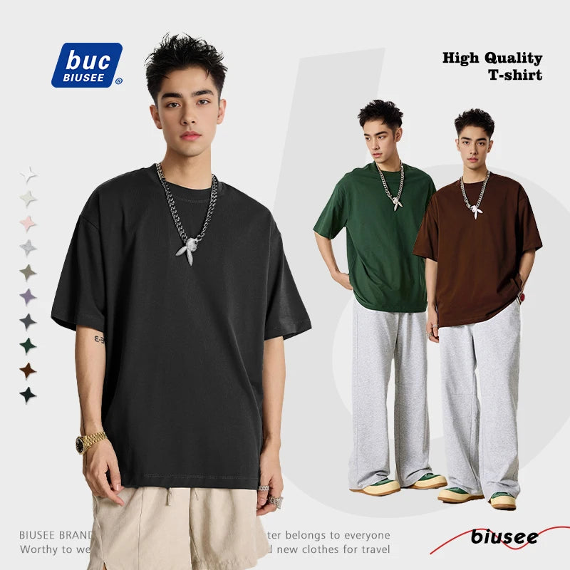 Manufacture Wholesale Unisex T Shirts 100% Cotton Custom Logo Printing Men Heavy T Shirt