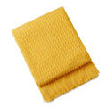 Wholesale Modern Design Sofa Bedding Home Decoration Summer Solid Woven Acrylic Waffle Throw Blanket With Short Tassels