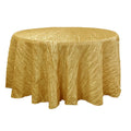 Luxury New Fancy Taffeta Crinkle for Champagne Wedding Tablecloth Disposable Polyester Hotel Table Cloth Banquet Woven Technics