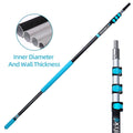 EXTENTOOL High Reach Tool 20ft Telescopic Extension Pole Customized Many Sections Aluminum Telescopic Multipurpose Pole