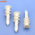 Elehk Plasterboard Anchor Drywall Anchor Nylon Plastic Expansion Anchor Plastic Wall Plug