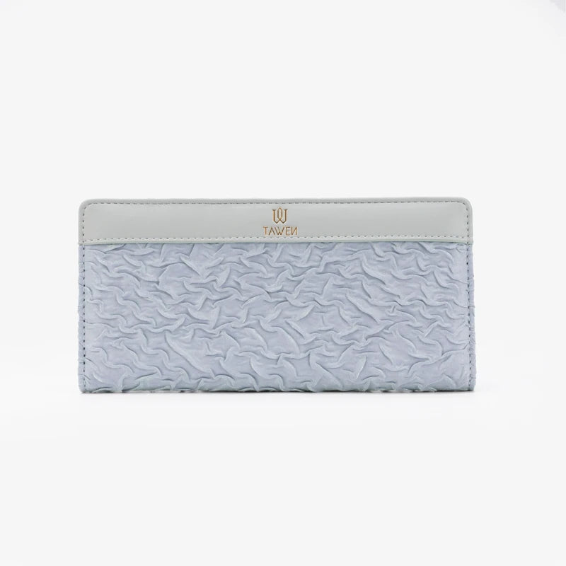 Fashion Women Leisure Genuine Leather Women Purse Wallet with RFID Blocking Zip Around and Phone Clutch