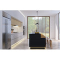 CBMmart Island Modular Black Lacquer Kitchen Cabinets Modern Australia Standard Luxury Cheap China Furniture Design