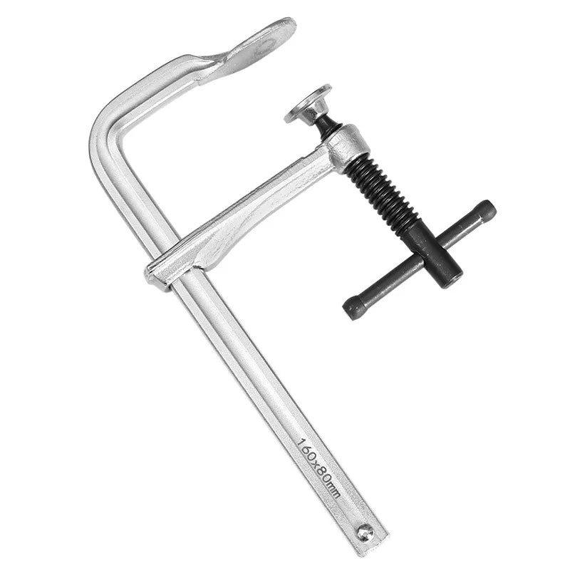 Industrial Grade F Clamp 120mm Throat Depth Woodworking Ratchet Rail Pliers 45# Carbon Steel Hand Tool OEM MaxTool for DIY