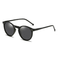 8151 Customizable Polarized 80s Circle Round Oversized Glasses Women