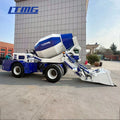 Manufacturer High-Efficiency Cement Mixers Tank Trucks 3.5 Cubic Capacity Concrete Mixer with Self-Loading Feature