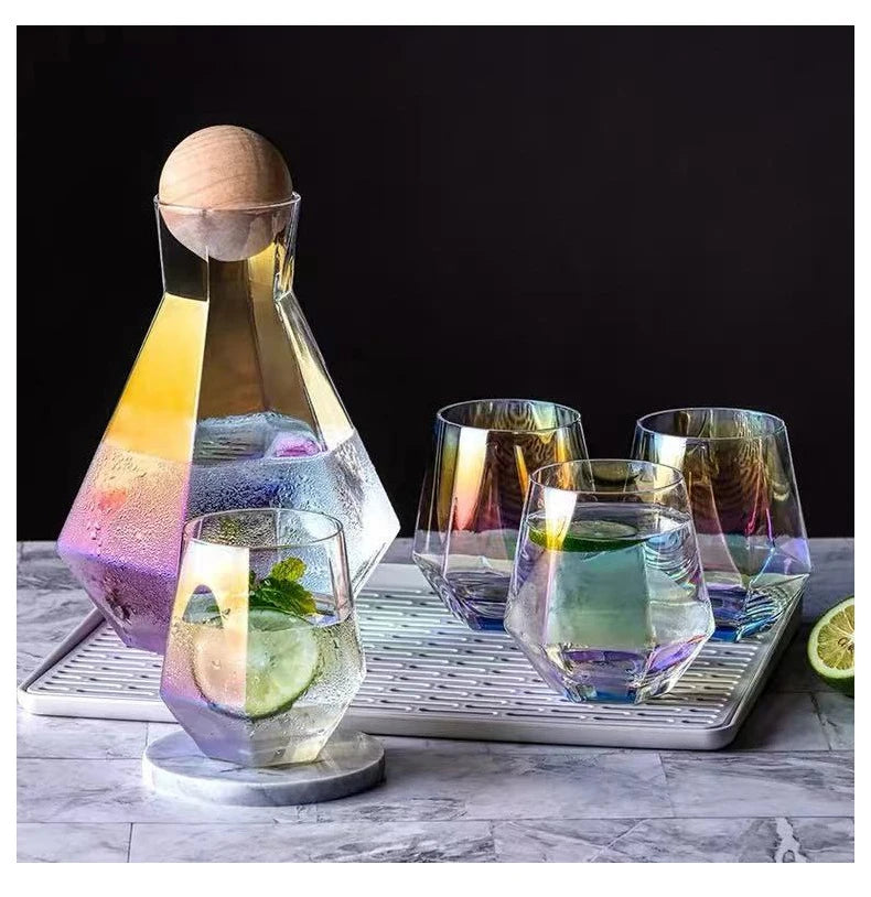 Creative Colorful Irregular Water Glass Kettle Whiskey Cup Souvenir