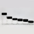 Glass Jar 2oz 3oz 4oz Clear Magnifying Glass Jar Child Proof Jar 3.5g Flower Smell Proof Child Resistant Magnifying Lid