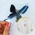 2025 New Style Custom Pictures Pop Labels Reflective Laser Wholesale Heat Transfer for Custom Logo Transfer Iron Vinyl Garment