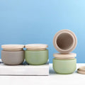 Empty Round Frosted Cosmetic Cream Jar with Screw Lids and Inner Liner for Lotion Eyeshadow Moisturiser Gel