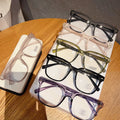 Wholesale TR90 Frame Eyeglasses Transparent Box Myopic Big Frame Optical Glasses Unisex Matte Square Frame Eyeglasses