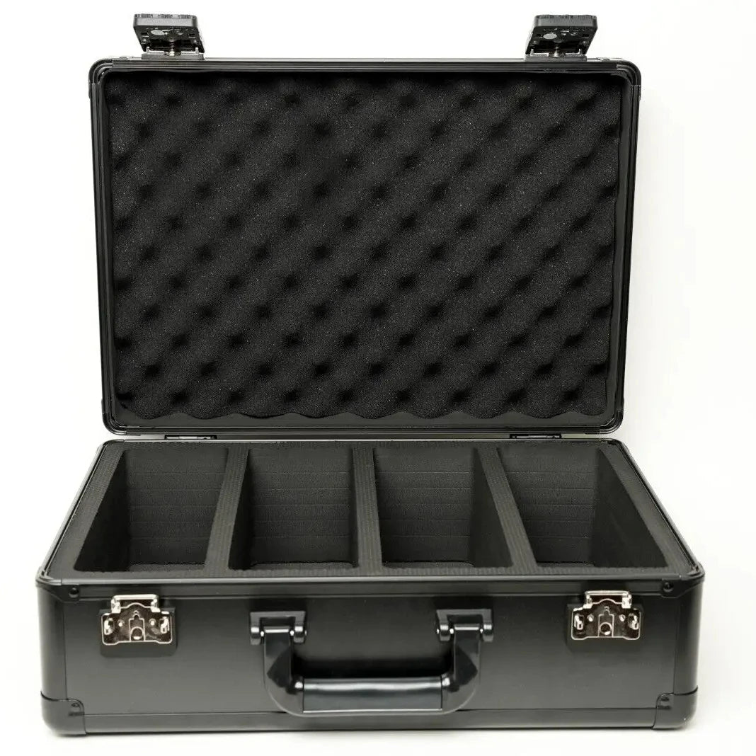 Four Row Graded Card Slab Case With Combination Lock