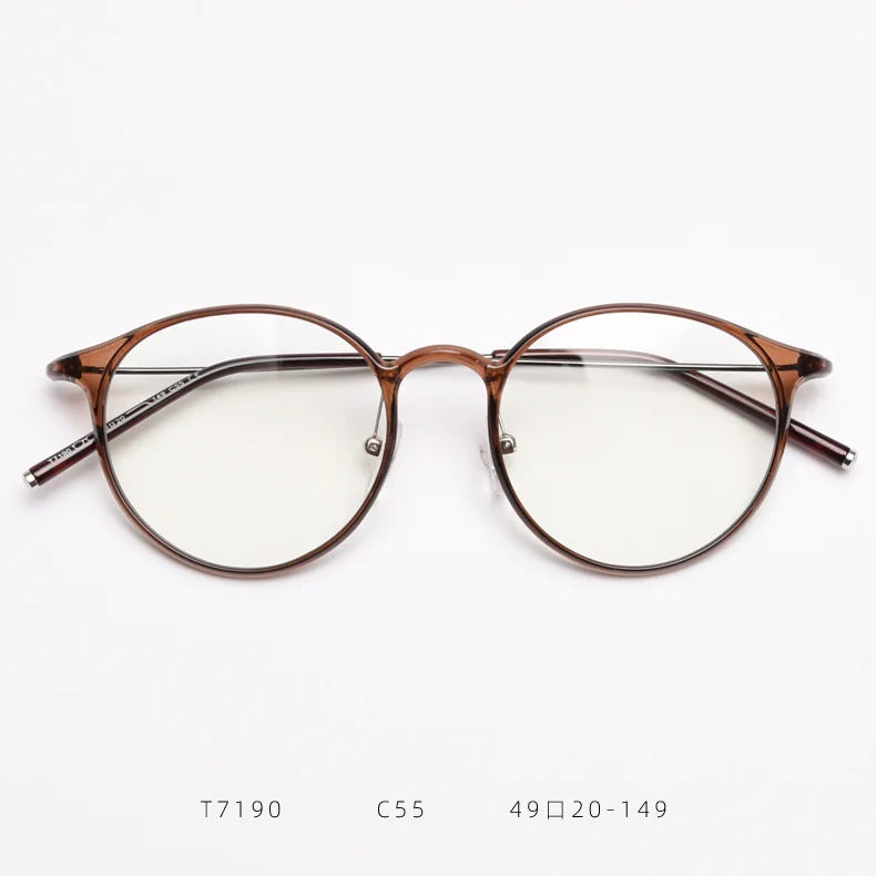 2025 New Arrival Computer Glasses Frame Women Men Anti Blue Light Round Eyewear Blocking Glasses Optical Spectacle Eyeglass
