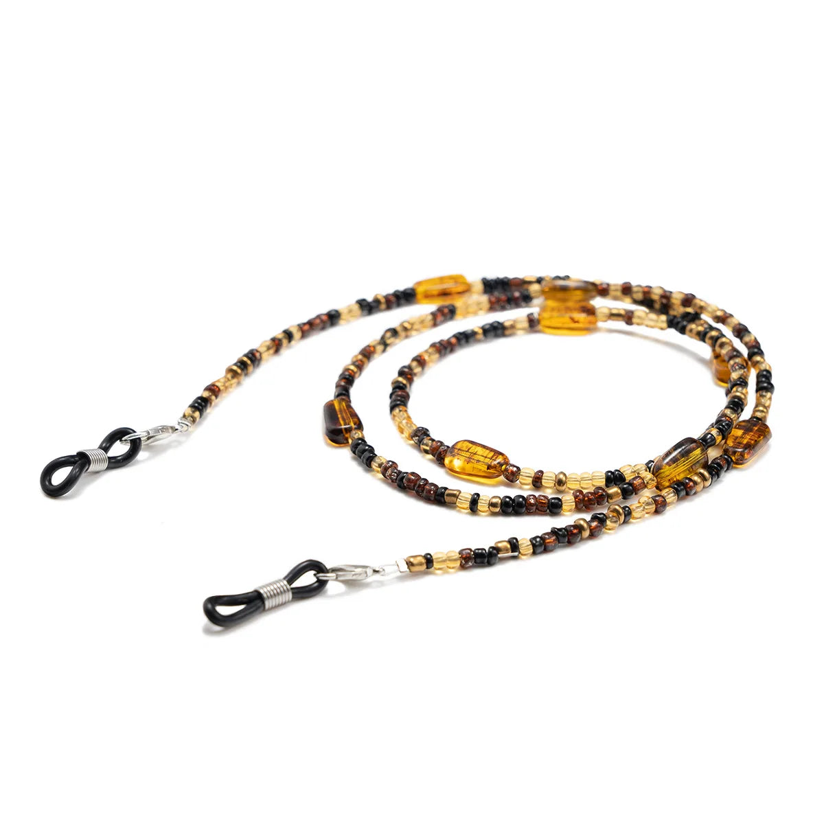 Trendyy Fashionable Anti-Lost Sunglasses Chain Special-Shaped Amber Glasses Rope Personalized Eyewear Accessories
