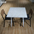 Modern Stone Dining Table and Chairs for Cafe & Restaurant Home Furniture Use