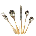 Gold Cutlery Hotel Spoon Fork Knife Gold Cutlery Wedding Flatware