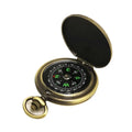 Kids Survival Compass Backpacking Hiking with Chain Waterproof Portable Vintage Pocket Compass for Camping Boy Scout Geology