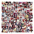 100Pcs Deal With the Devil Japan Anime Theme for Promotion Gift Water Bottle Table Fridge Luggage Hentai Cartoon Stickers