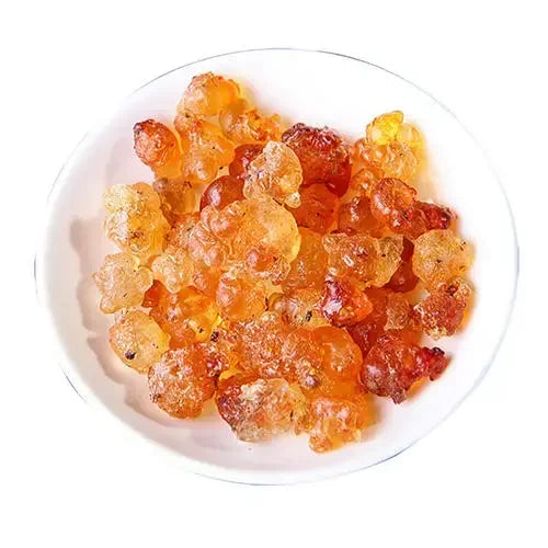 Grade a High Quality Natural Peach Gum Resin Custom Factory Wholesale Healthy Loose Tea in Bulk Box Packaging