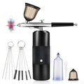 Barber Tattoos Airbrush Kit Portable USB Rechargeable Hair Nail Makeup Paint Spray Gun Cordless Compressor Airbrush