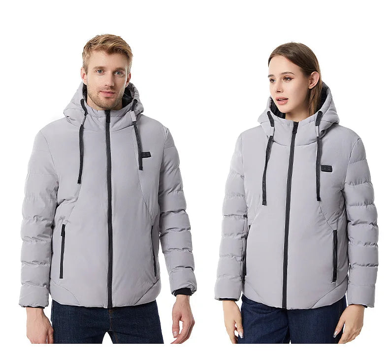 Winter Casual Cotton Filled Custom Windbreaker Ski Heating Jacket and Warm Coat Comprehensive Motorcycle Heated Jacket