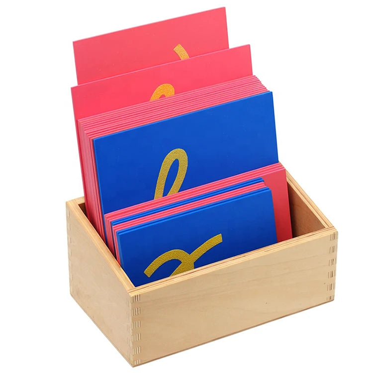 High Quality Cheap Price Montessori Language Materials Wooden Alphabet Letter Toys Montessori Language Materials