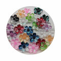Luminous Flower Charms Glow in Dark 3D Rose Flower Resin Flatback Cabochon Kawaii Accessories Nail Art Decoration