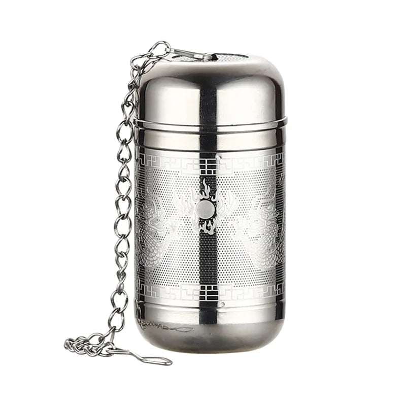 New Design 304 Stainless Steel Tea Infuser Dragon Design Strainer Teapot Fine Mesh Coffee Filter