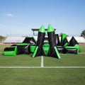 16-Piece PVC Hot Air Welded Inflatable Paintball Bunker Wall for Outdoor Shooting Games GZAIRFUN Brand