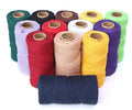Charmkey MACRAME CORD 3MM NATURAL COTTON ROPE TWISTED COTTON ROPE for Macrame