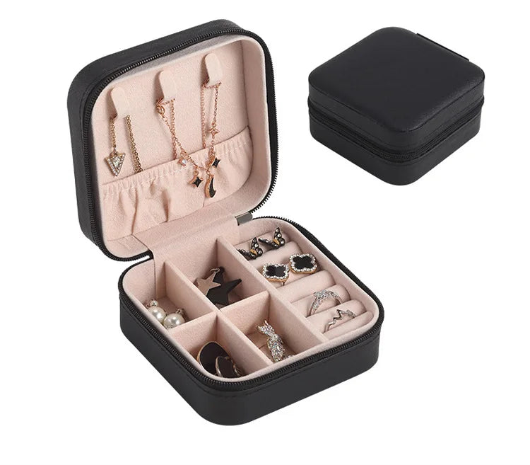 Jewelry Gift Box Organizer Large Jewelry Box Custom Logo Packaging High Capacity Casket Makeup Storage Makeup Beauty
