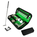 Portable Executive Golf Putter Set Kit with Ball and Hole-Cup for Indoor Travel Practice