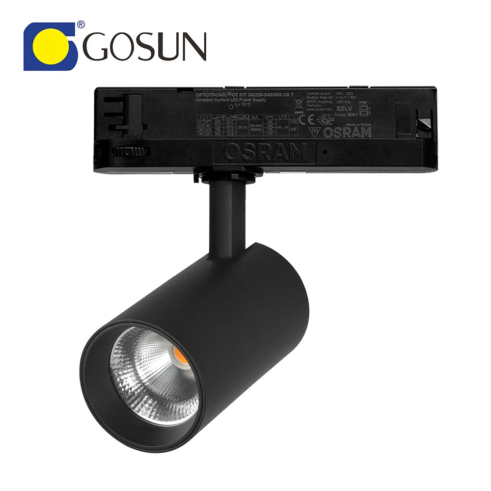 GOSUN Hot Selling 5 Years Warranty 15W 3 Phase Spotlight Track Led Light With Good Quality